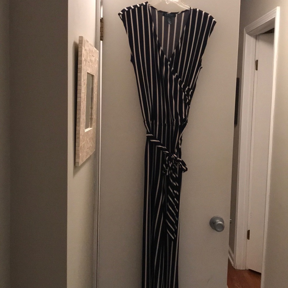 Women’s Lauren black/white striped Jumpsuit